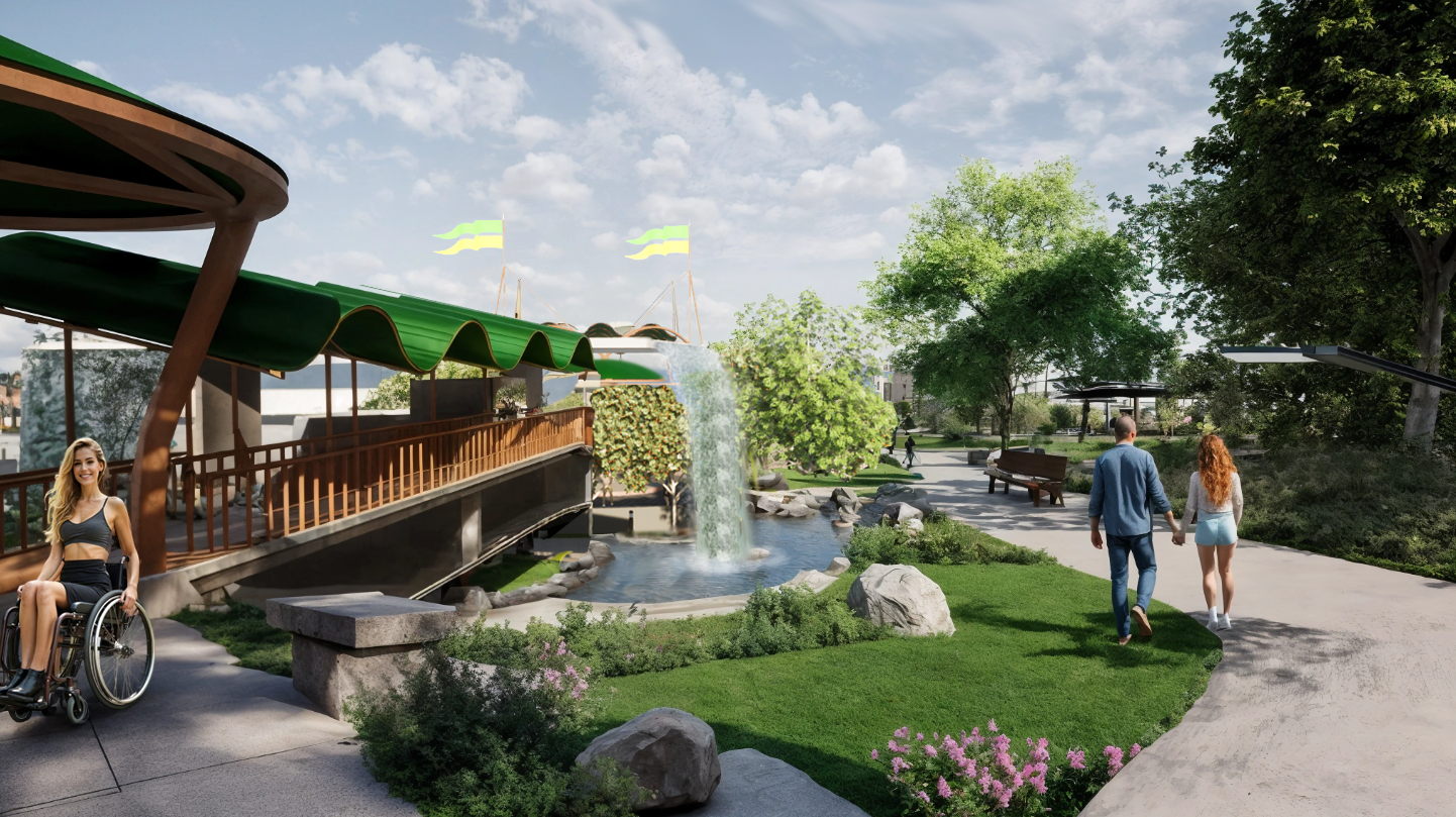 New public park in Siquirres, Limon, Costa Rica