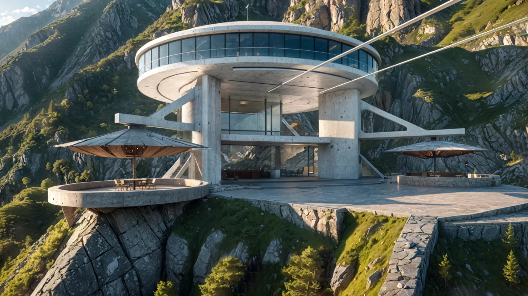 Cable Car Station + Public Park