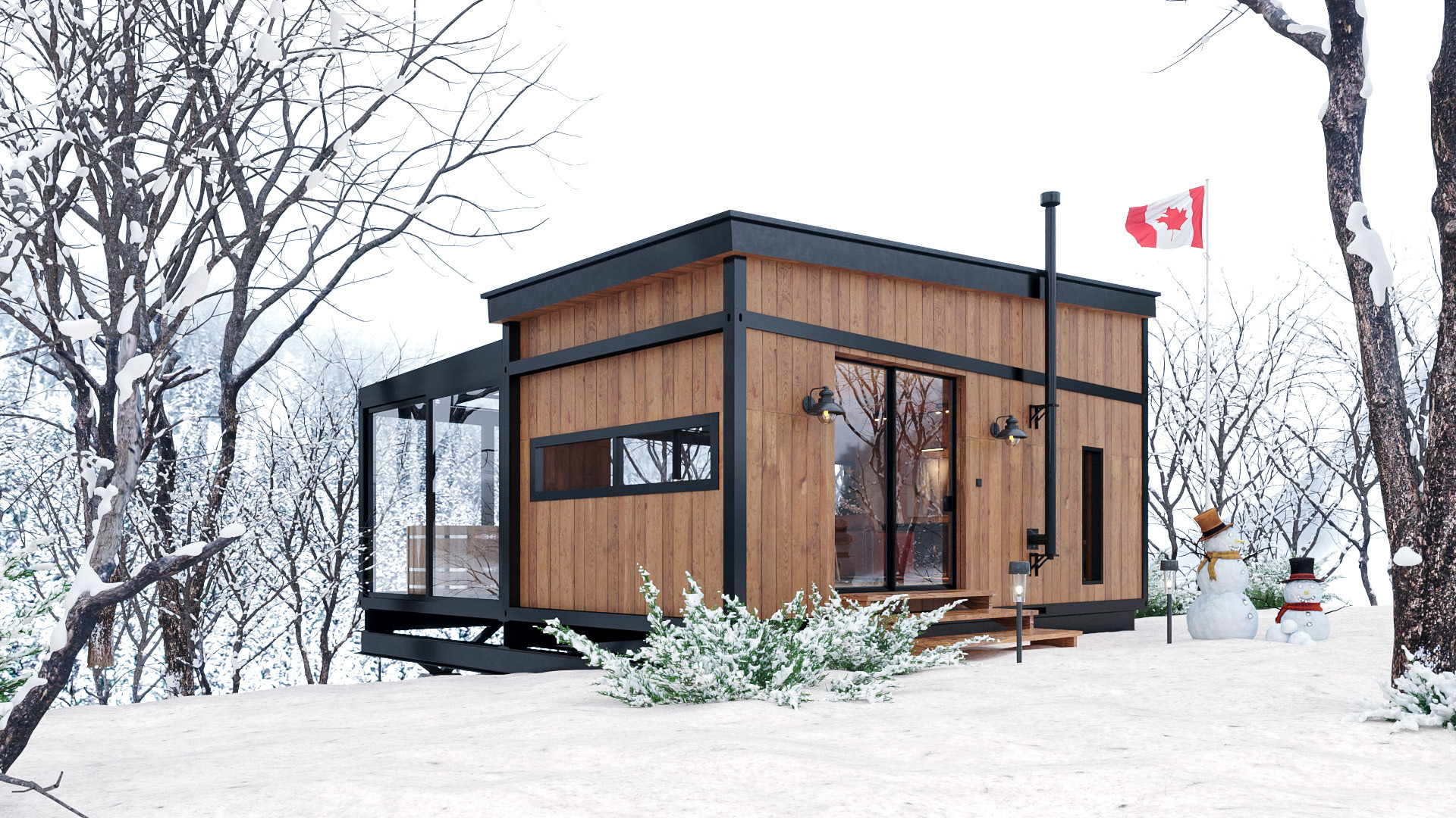 Winter Cabin