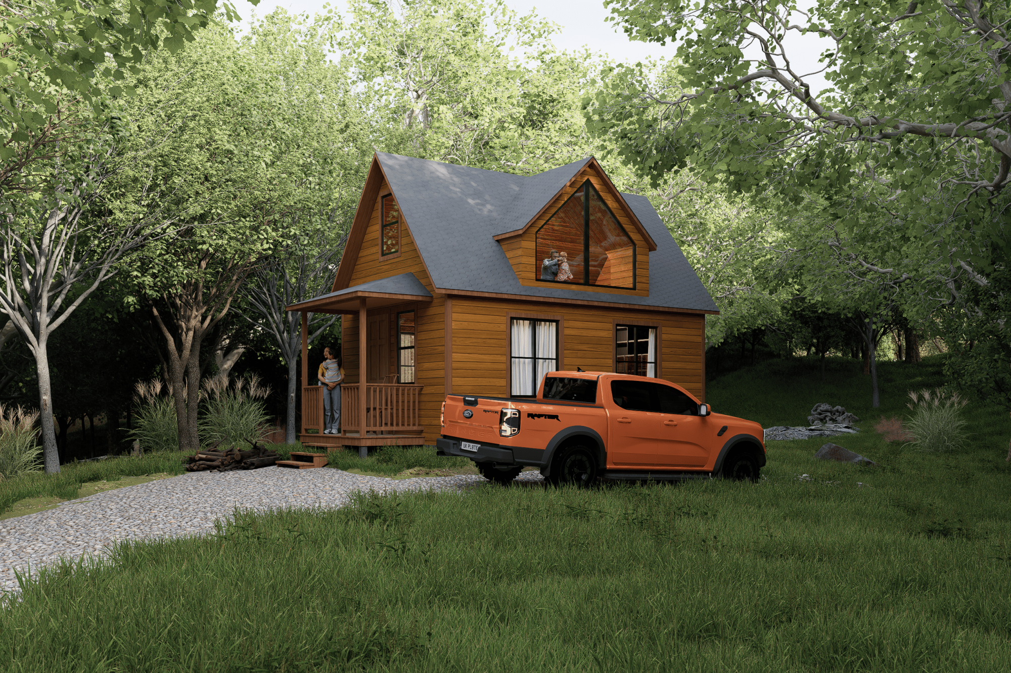 A Simple Cabin in the Woods