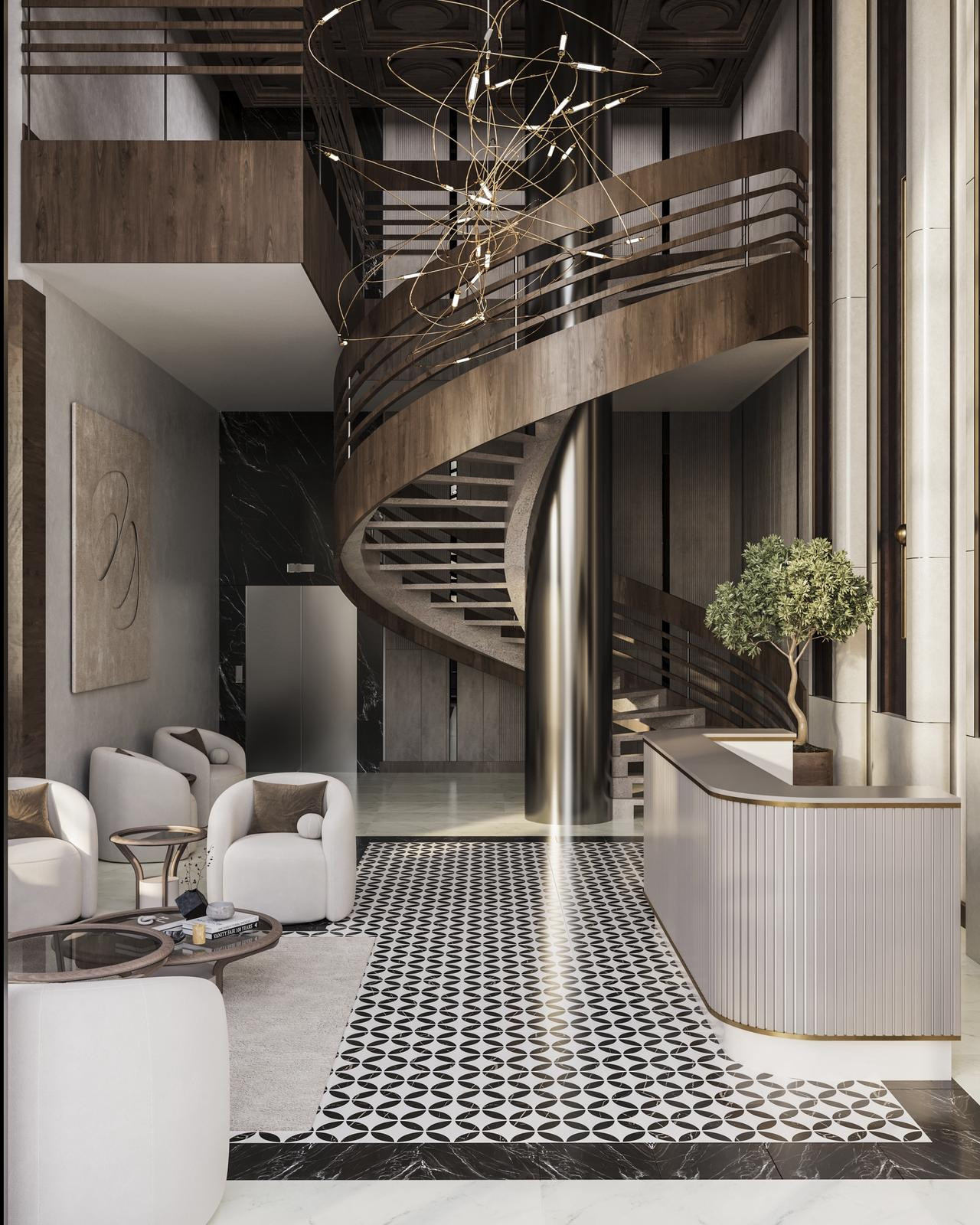 Ankara Hotel Lobby: A Timeless Fusion of Modern Luxury and Classical Elegance