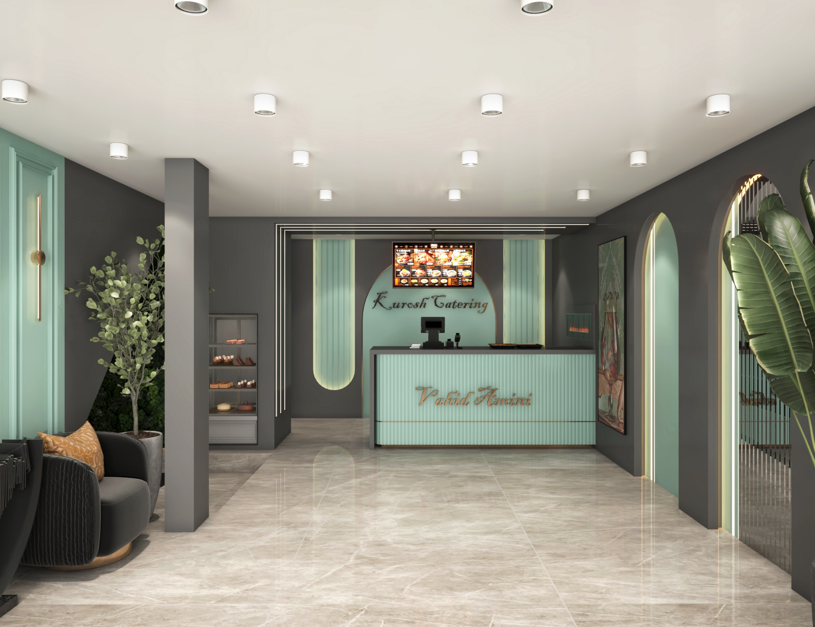 Catering design for outside food