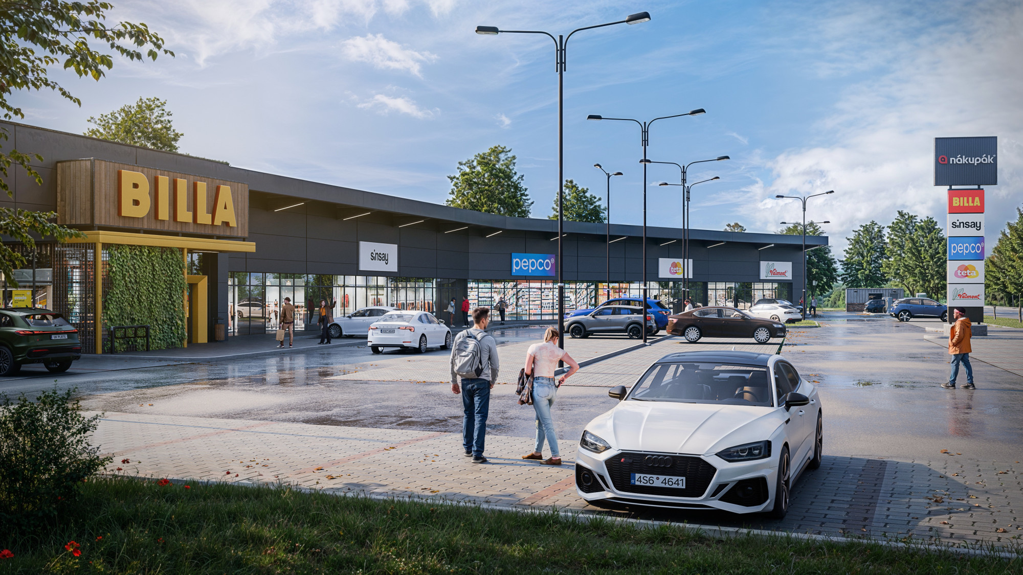 Shopping centers visualization