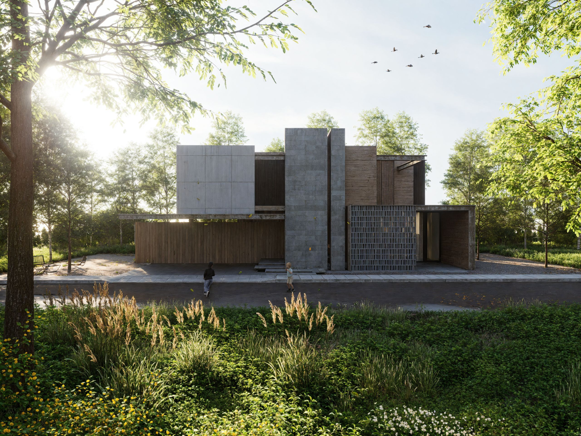 Exterior visualization.