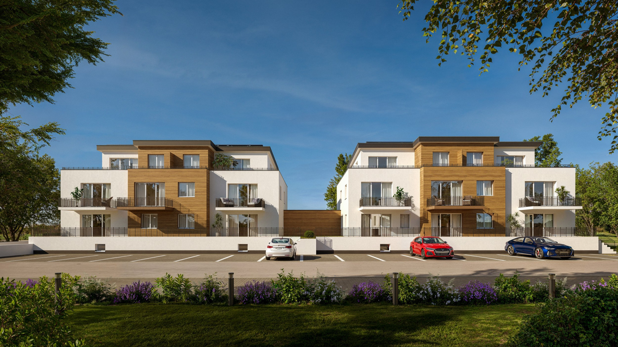 Residential Complex Exterior Visualization | Germany-Inspired Development